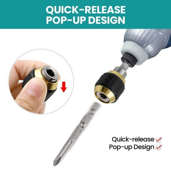 (đ2024 New Year Hot Saleđ)Quick-release Hexagon Drill Bit Coupling