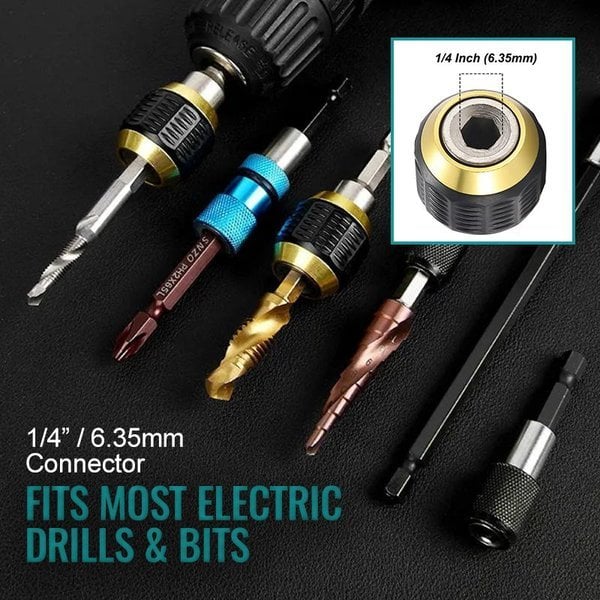 (đ2024 New Year Hot Saleđ)Quick-release Hexagon Drill Bit Coupling