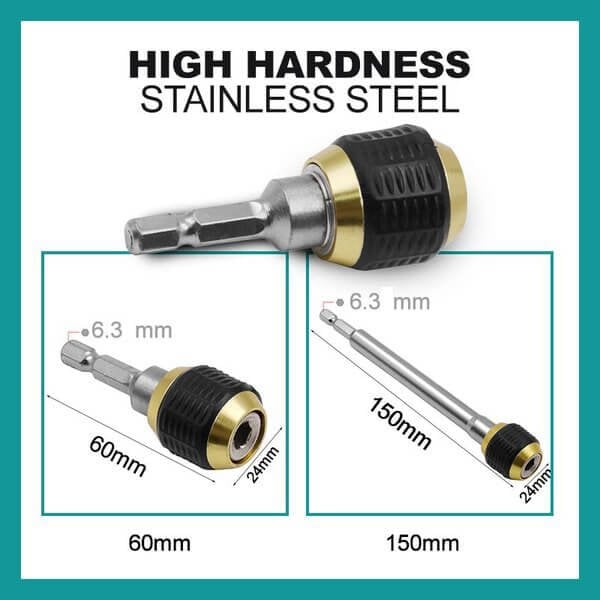 (đ2024 New Year Hot Saleđ)Quick-release Hexagon Drill Bit Coupling